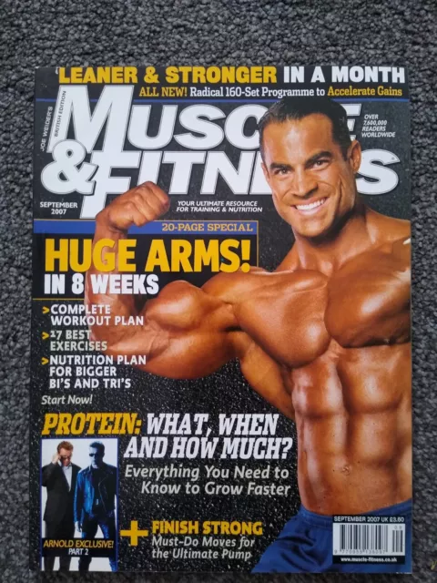 Muscle & Fitness Bodybuilding Magazine September 2007 Mark Dugdale Cover