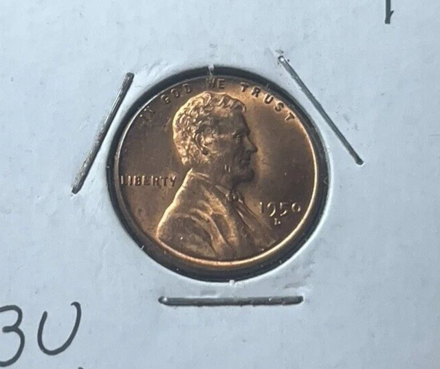 1950-D Lincoln Wheat Cent Penny (BU - Red) Mint - COMBINED SHIPPING