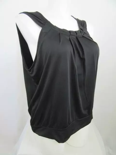 INC International Concepts Woman Size 2X Black Sleeveless Top w/ Cut-in Armhole