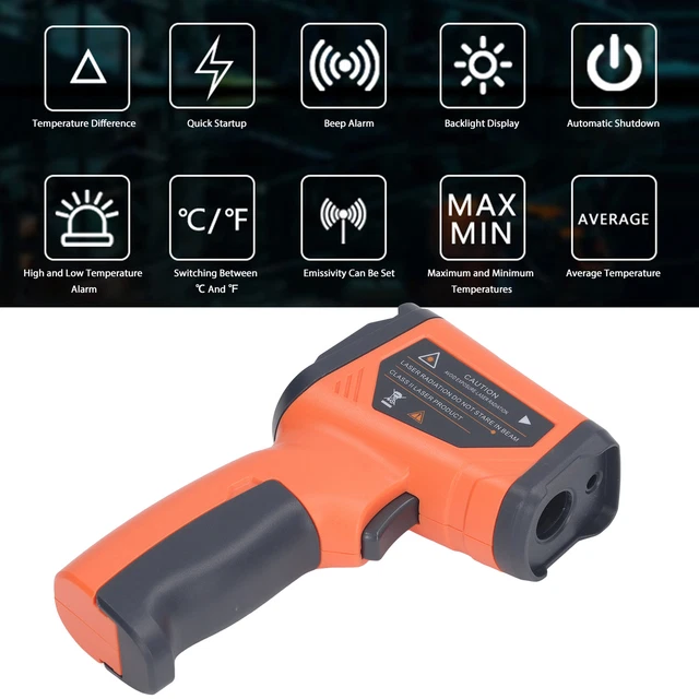 Maynchus termometro a infrarossi senza contatto tester di temperatura digitale per