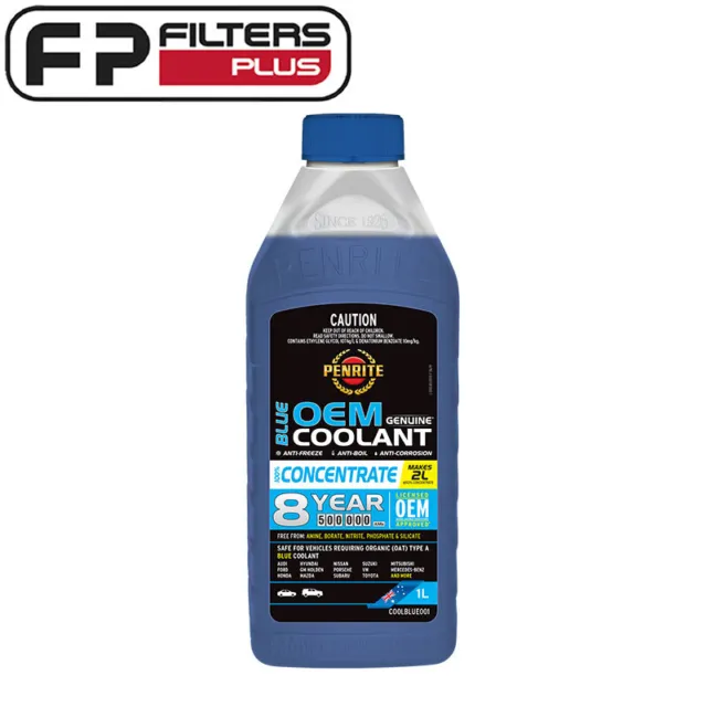 Penrite 7 Year 450,000km Blue Coolant Concentrate 1L - COOLBLUE001