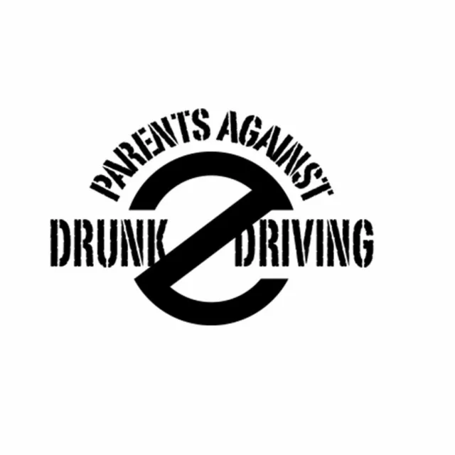 PARENTS AGAINST DRUNK DRIVING Car Laptop Sticker Decal