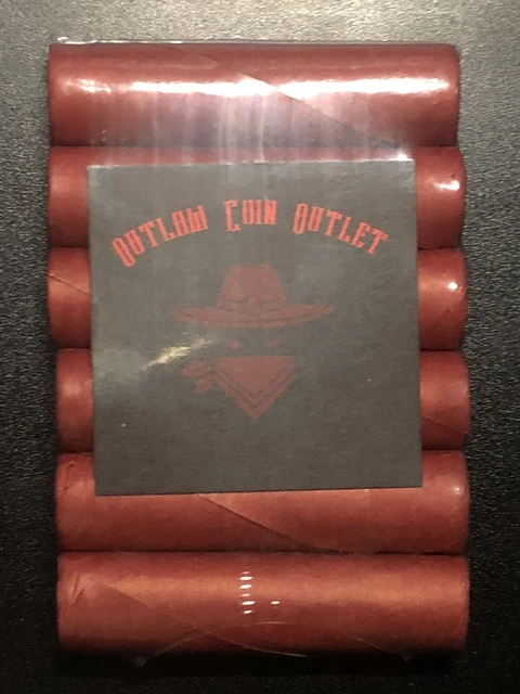 Sealed Lincoln Cent Roll 1909-Present 300 Us Coins 6 Rolls Bounus Coins!!
