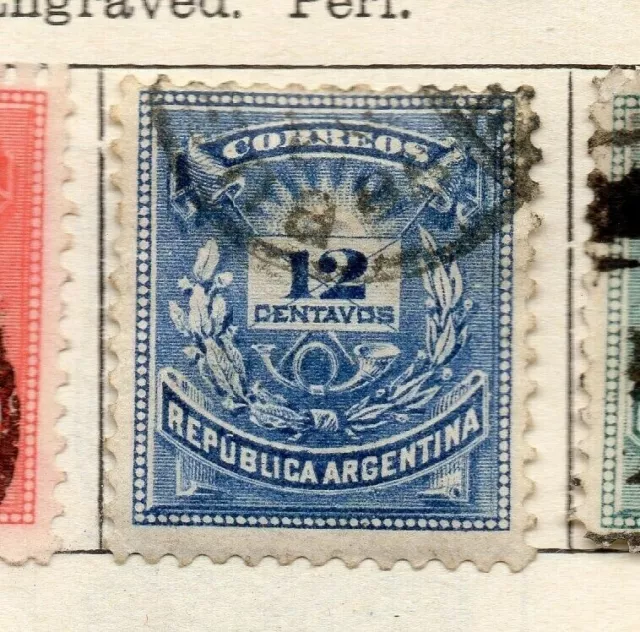 Argentina 1884 Early Issue Fine Used 12c. NW-179120