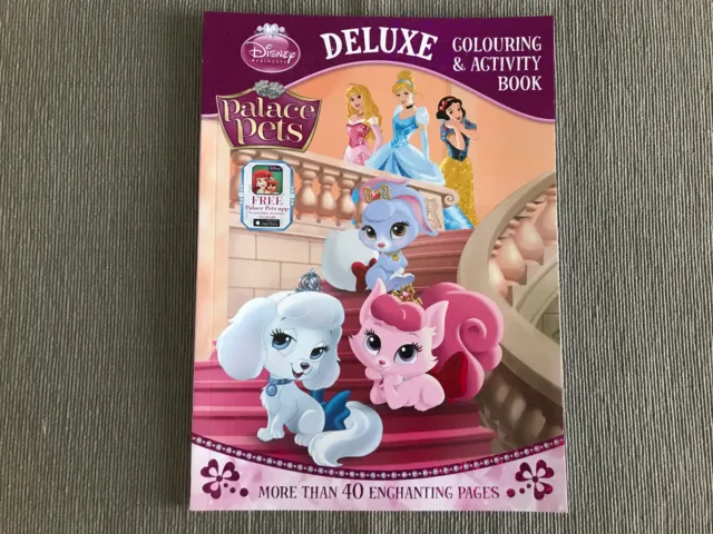 Brand New Disney Princess Palace Pets Colouring and Activity Soft Cover Book