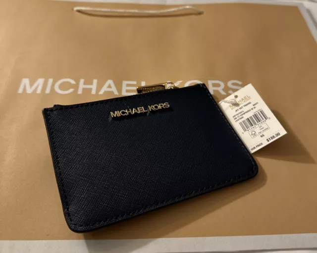 michael kors Ladies Leather Coin Card purse Blue New & Tags Rrp £188 MK Free Pos