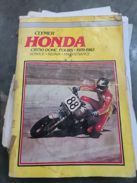Clymer Honda 1979-1982 CB750 DOHC Fours Motorcycle Service Repair Manual M337
