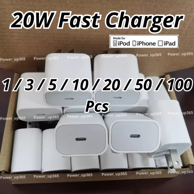 Wholesale Bulk For iPhone iPad 20W USB C Type C Power Adapter Fast Charger Block