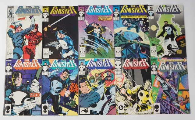 Punisher #1-104 VF/NM complete series + Annual #1-7 Marvel Comics #102 lot set