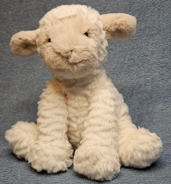 JELLYCAT LAMB SHEEP Plush Fuddlewuddle Cream White Stuffed Toy Animal