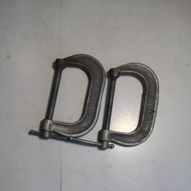 2 of  Adjustable #1430 - 3" C-Clamps USA