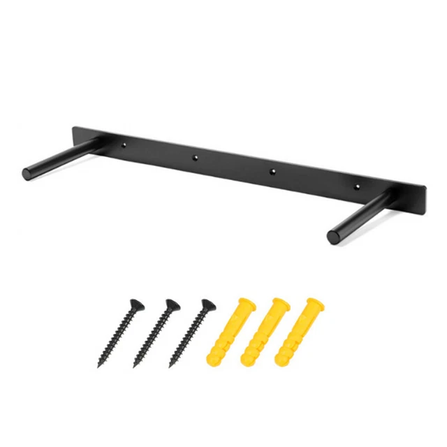 Invisible Metal Rack Holder + Screw For Floating Shelves Wood Wall Mounted Shelf