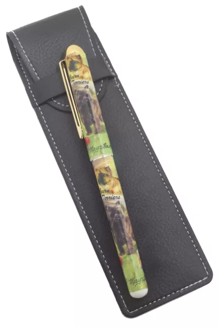 Cairn Terrier Breed of Dog Themed Pen with Pen Case Perfect Gift