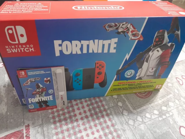 Nintendo Switch Fortnite Double Helix Box and ALL Inserts and Bags Only -  Read