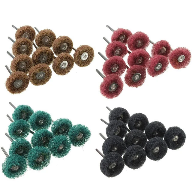 Abrasive Buffing Wheels, Buffing Polishing Wheel Set 80/150/240/300 Grit fo C1X4