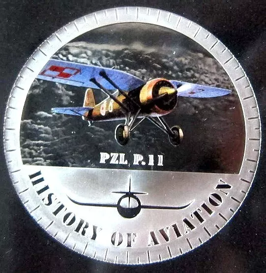 Burundi 2014 PZL P.11 5000 Francs Silver Coin,Proof