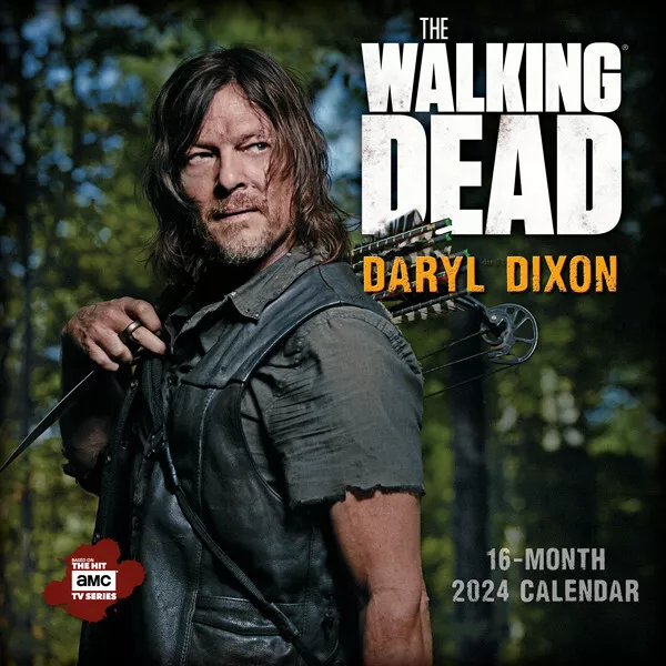 Sellers Publishing AMC The Walking Dead:® Daryl Dixon 2024 Wall Calendar w