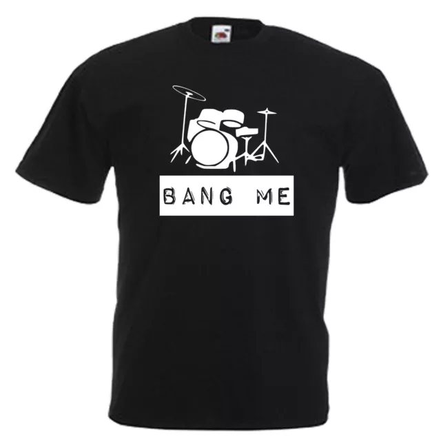 Drummer Drum Kit Adults Mens T Shirt