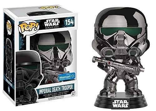 Imperial Death Trooper Chrome Star Wars Rogue One POP! #154 Vinyl Figur Funko