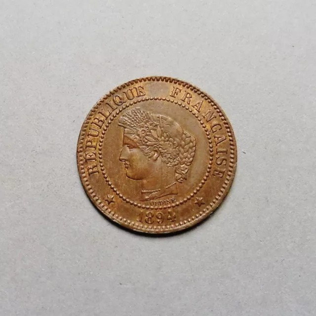 2 Centimes "Cérès" - 1894 A  Paris