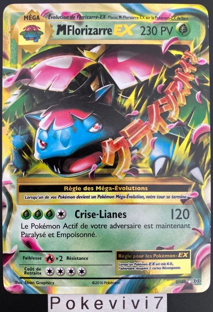 Carte Pokemon M FLORIZARRE 2/108 Ultra Rare Mega EX XY12 FR OCCASION