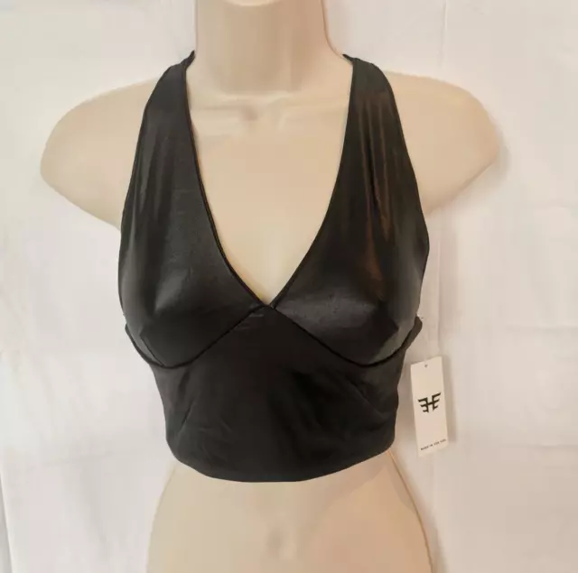 Heroine Sport Sports Bra Black Gloss New with Tags Size XS