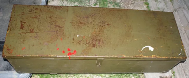 Petite caisse militaire en bois, années 1950 - 1960