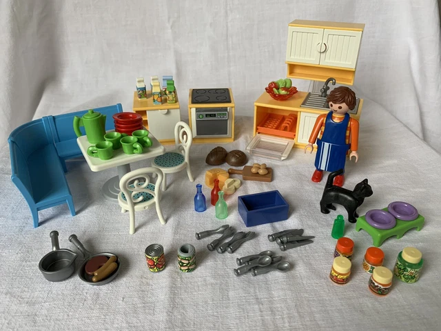 PLAYMOBIL 5336 MODERN House Cuisine Avec Coin Repas Complet Maison EUR 12,00 - PicClick FR