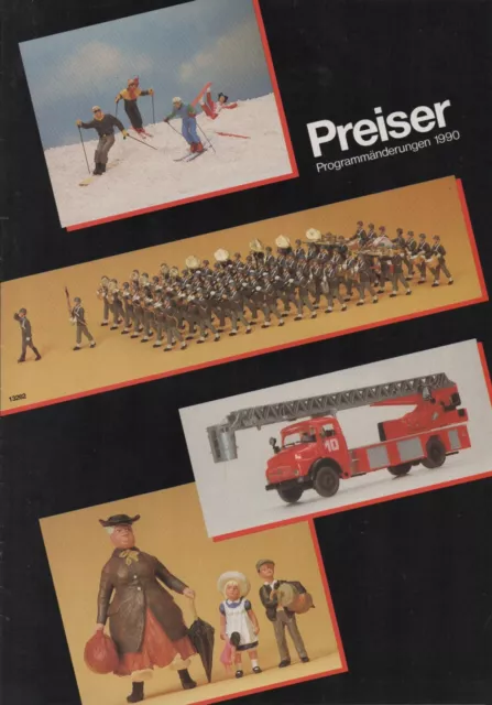 Preiser Neuheiten 1990-Miniaturfiguren, Fahrzeugmodelle, Zubehör für Modellbahn