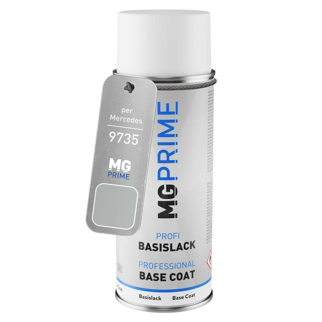 Vernice per auto Bomboletta spray per Mercedes 9735 Astralsilber Metallic
