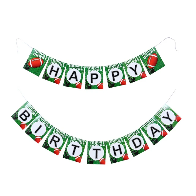 Festone Buon Compleanno Multicolore - Striscione Decorazione Feste In Feltro - Foto 10