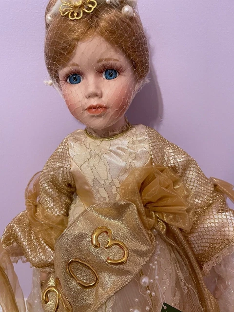 Heritage Signature Collection 2003 Porcelain Angel Doll Item #80011. New w/COA 3