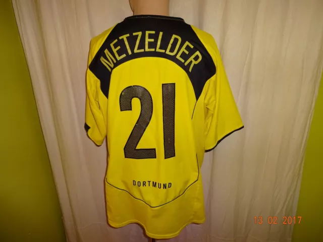 Borussia Dortmund Nike Heim Trikot 2004/05 "e-on" + Nr.21 Metzelder Gr.XL