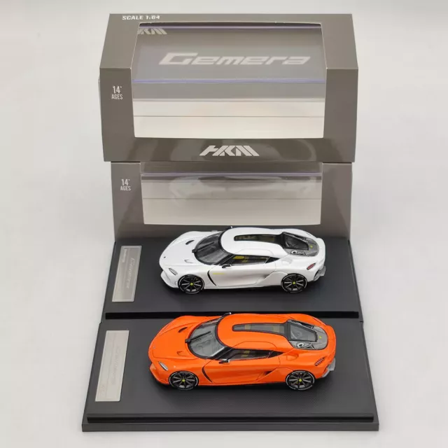 HKM 1:64 Koenigsegg Gemera Double Door Supercar Diecast Toys Models Hobby Gifts 2