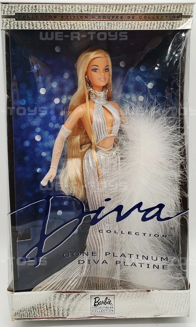 Diva Gone Platinum Barbie Doll Collector Edition 2001 Mattel 52739 NRFB 2