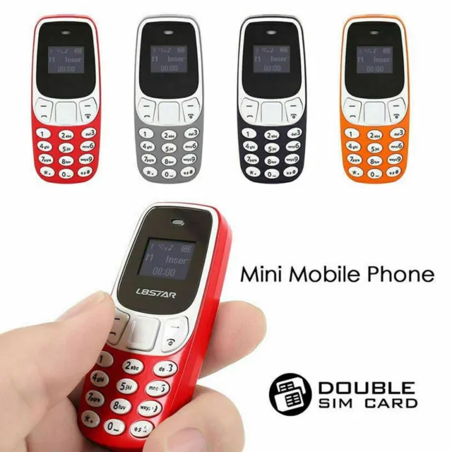L8STAR BM10 Tasca Tiny Mini Cellulare Tastiera GSM Dual SIM Bluetooth