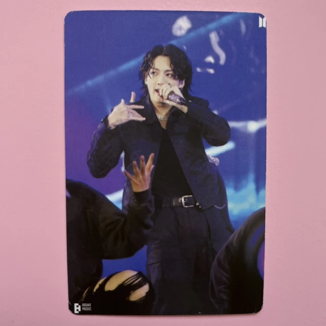 BTS JUNGKOOK YET To Come Busan concert photocard. JK Bangtan ARMY Mic