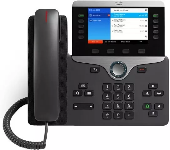 Cisco Systems IP Phone 8841 negro, nuevo 2