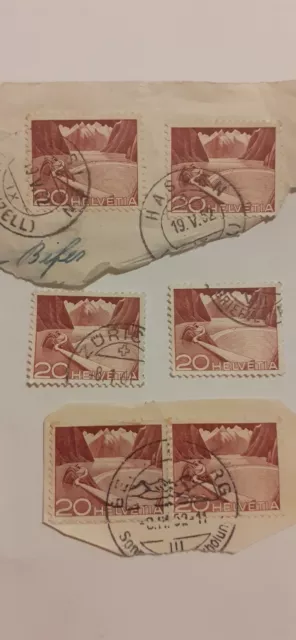 Briefmarken Schweiz/Helvetia Original