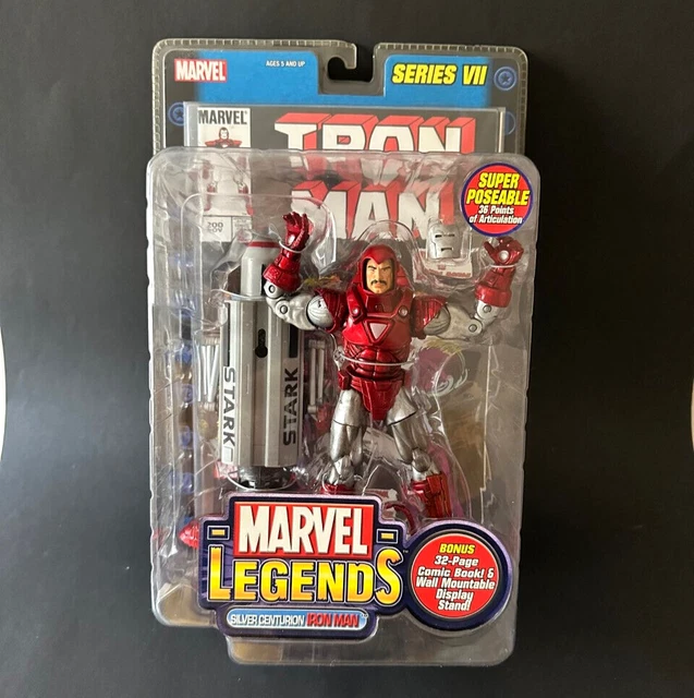 MARVEL LEGENDS SERIES VII IRON MAN Silver Centurion figure 16cm Toy Biz EUR 65,00 - ES