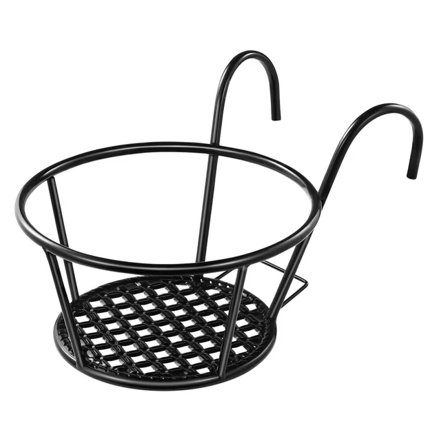 Vases À Fleurs Pot De Fleur Suspendu Jardinières Pour Clôture Métal Fer
