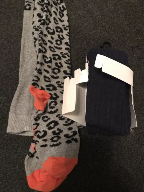 Bnwt Mothercare / George Tights Bundle Age 5-6 Years