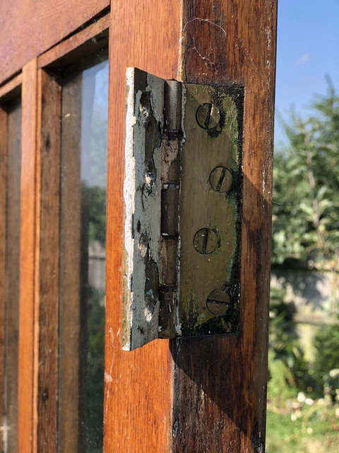 Solid Oak Arts & Crafts front door 10