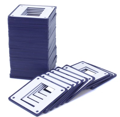 Agfacolor vuote Agfa SCATOLA BOX PER Dias Made in Germany 5,5 x 12,0 cm BLU 