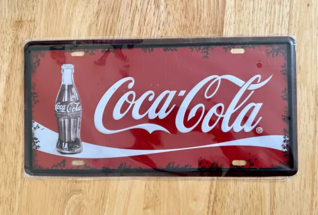 Coca Cola Coke Metal Tin Sign Wall Plaque Retro Vintage 6 x 12 inches