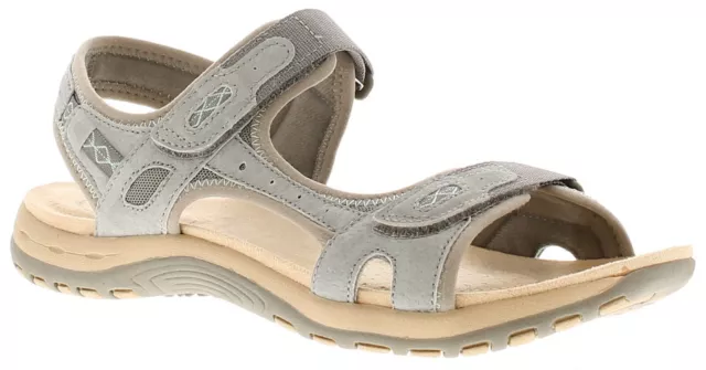 Free Spirit Femmes Sandales Marche Trekking FRISCO Tactile Fermeture Gris UK