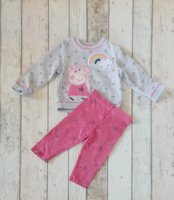 ** Cute Baby Girl Peppa Pig Outfit - Matalan (9 - 12 months) **