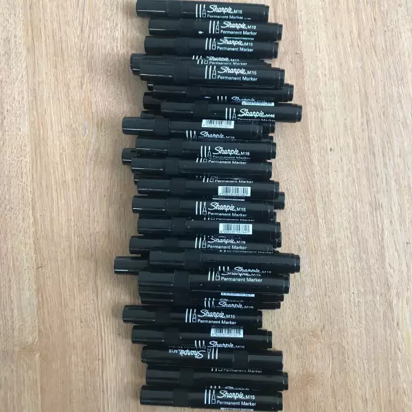 96x Sharpie M15 Bullet Tip Permanent Markers *Job Lot*