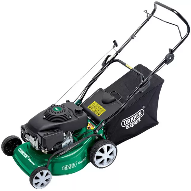 Draper Expert Petrol 4 Stroke 135cc 4 Horse Power 400mm Cut Lawnmower 08401