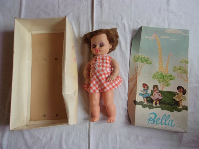 Boite Poupée Bella H604 Année 60 jouet Ancien (694